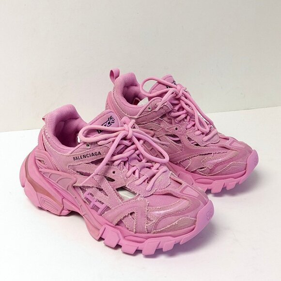 Balenciaga Track 2 Open Sneakers, Pink, Women's 4 (EU 34) Balenciaga Track 2 Open Sneakers, Pink, Women's 4 (EU 34)